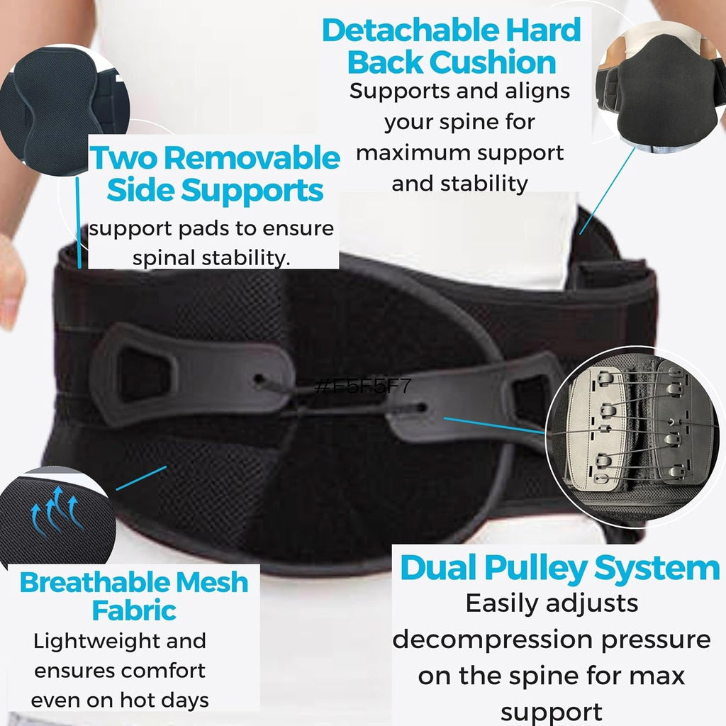 Back Brace for Lower Back Pain Relief Lumbar Support K70777