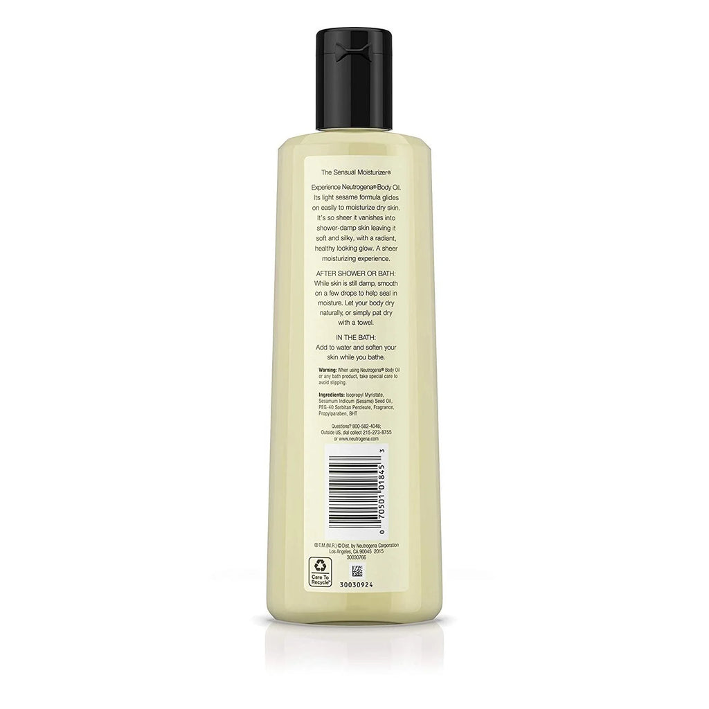 Lightweight Body Oil for Dry Skin, Sheer Moisturizer, 16 fl. oz B5727