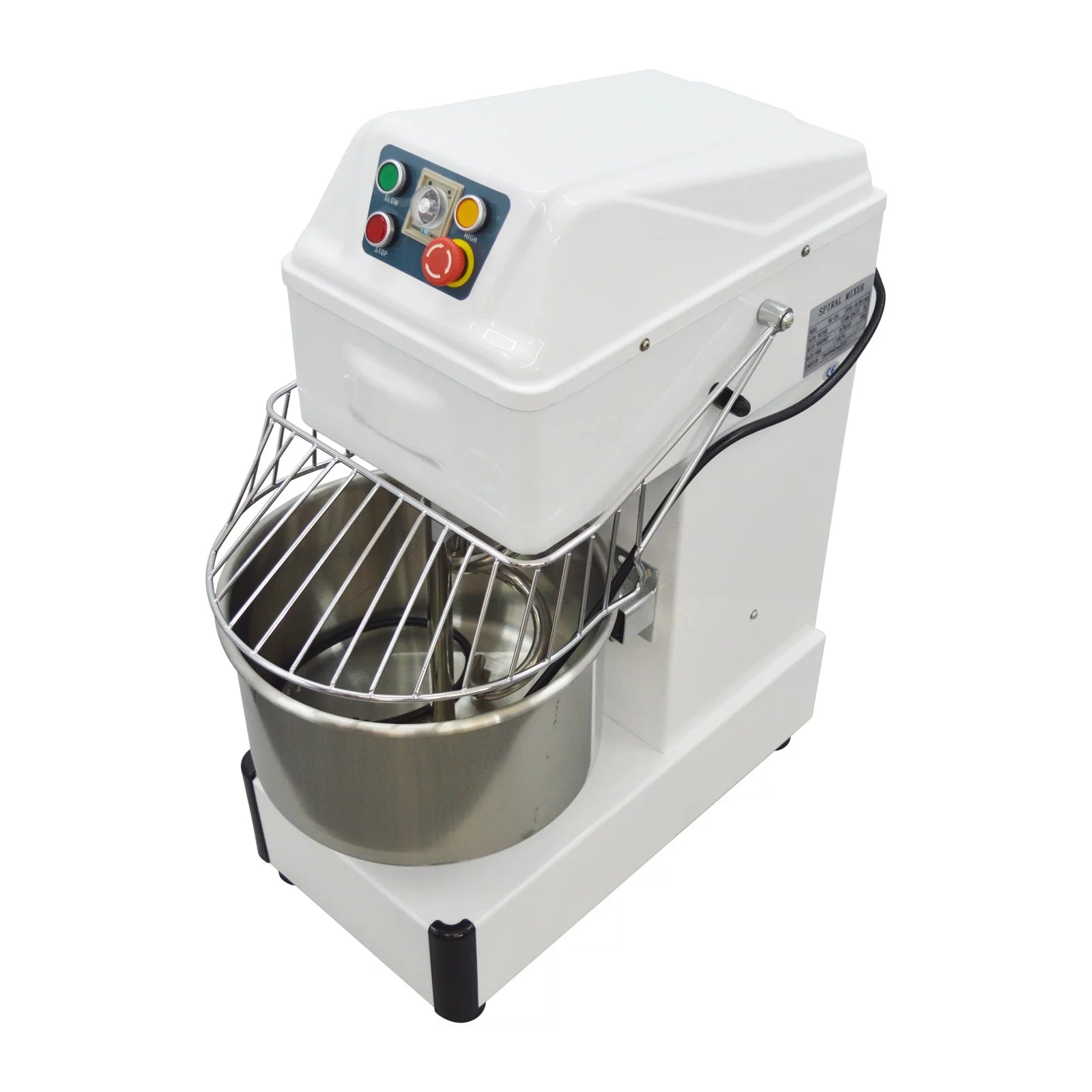 Dough Mixer 21QT Kneading Machine for Bakeries Restaurants Pizzeria U336469