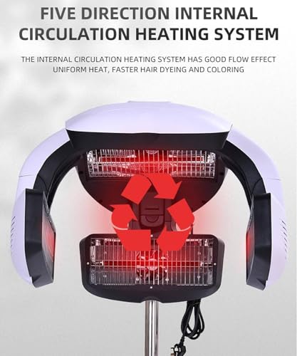 Vertical Hanging Hair Dryer for Salon Color Processing W196