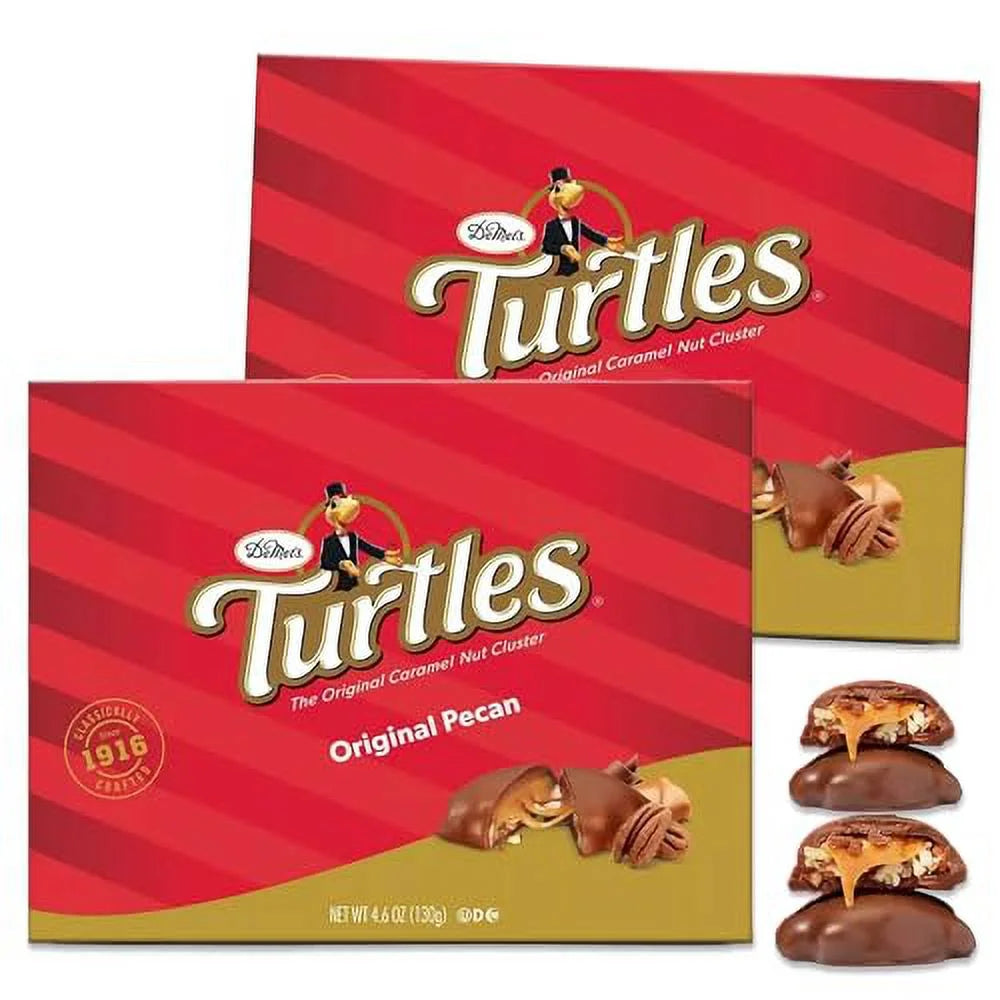 Turtles Gift Box 4.6oz Pack of 2 Christmas Candy I4902