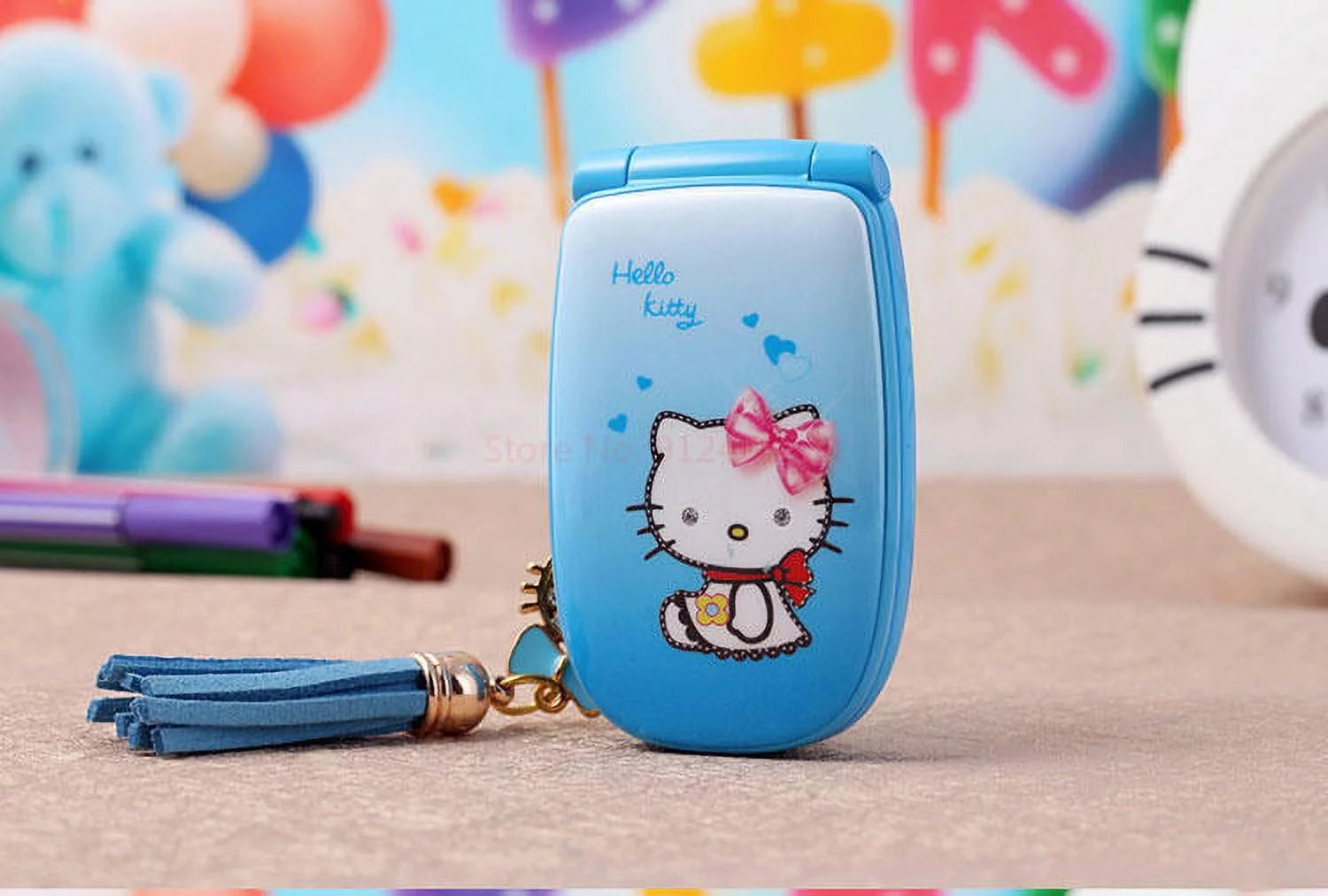 Mini Flip Phone 2G GSM Cellphone for Women K88356