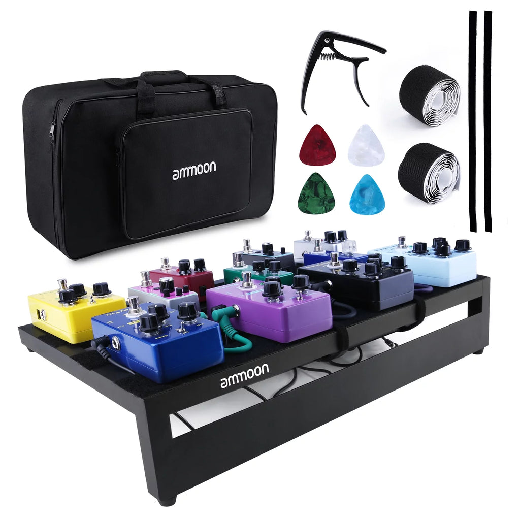 Large Guitar Effect Pedal Board Aluminum Alloy with Carry Bag G544216