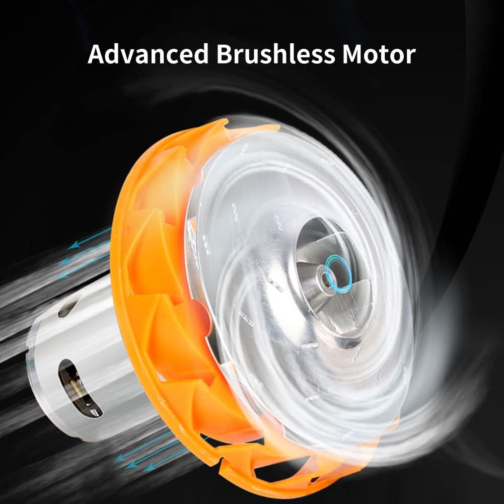Cordless Paint Sprayer for 18V Battery, 3 Spray Patterns, HVLP Spray Gun for Home Use Q959