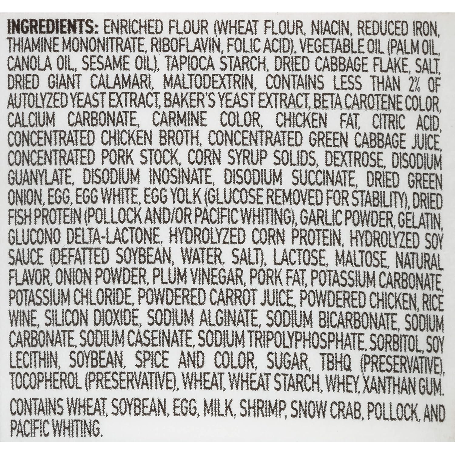 Cup Noodles Soup, Seafood Flavor, 2.68 oz, 6-Pack O810091