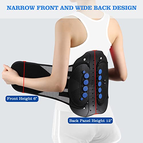 Lower Back Brace for Women & Men, Adjustable Compression Support for Sciatica Relief G293313