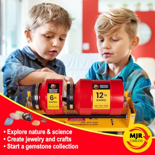 Rock Tumbler Polisher for Kids and Adults Geology Hobby Kit P257