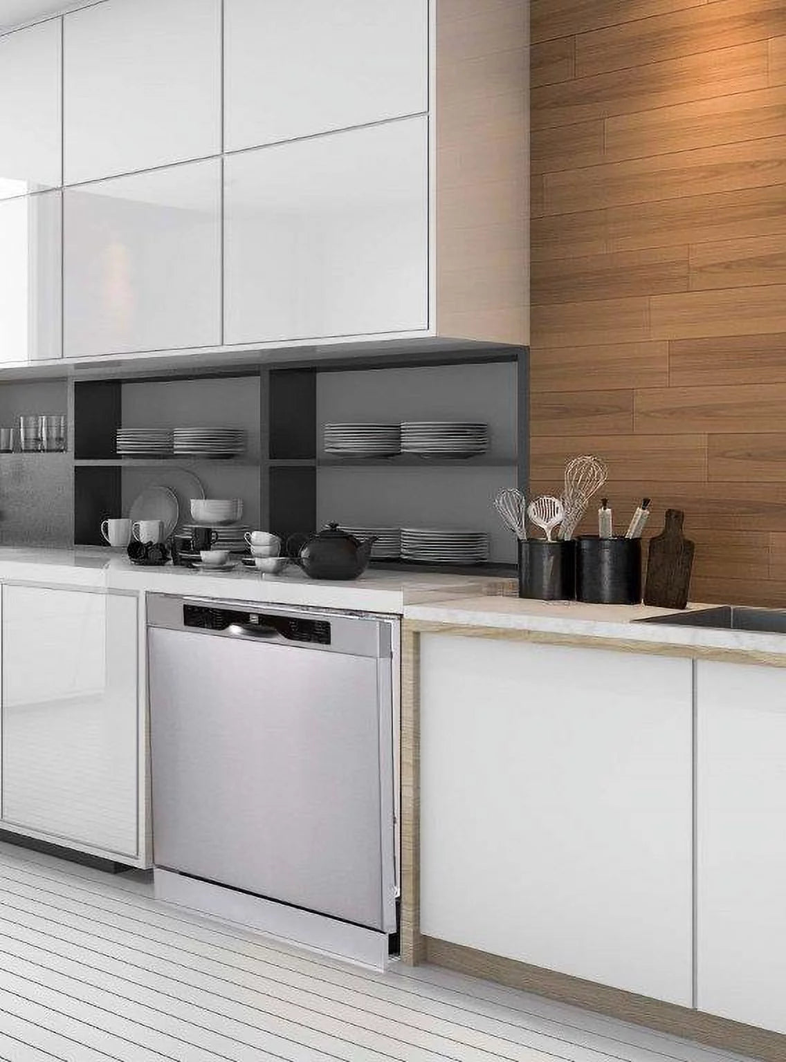 24" Built-In Dishwasher, Stainless Steel I86761