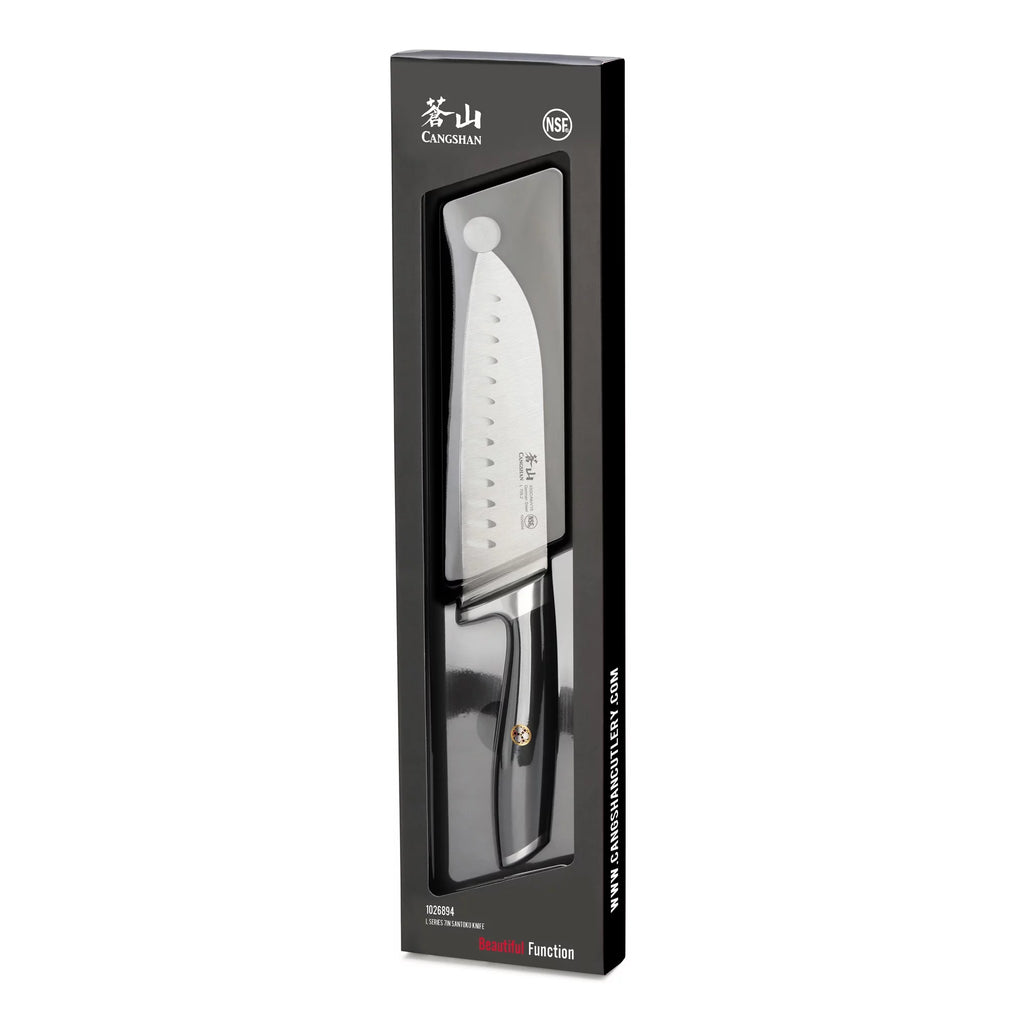 7" German Steel Santoku Knife N384