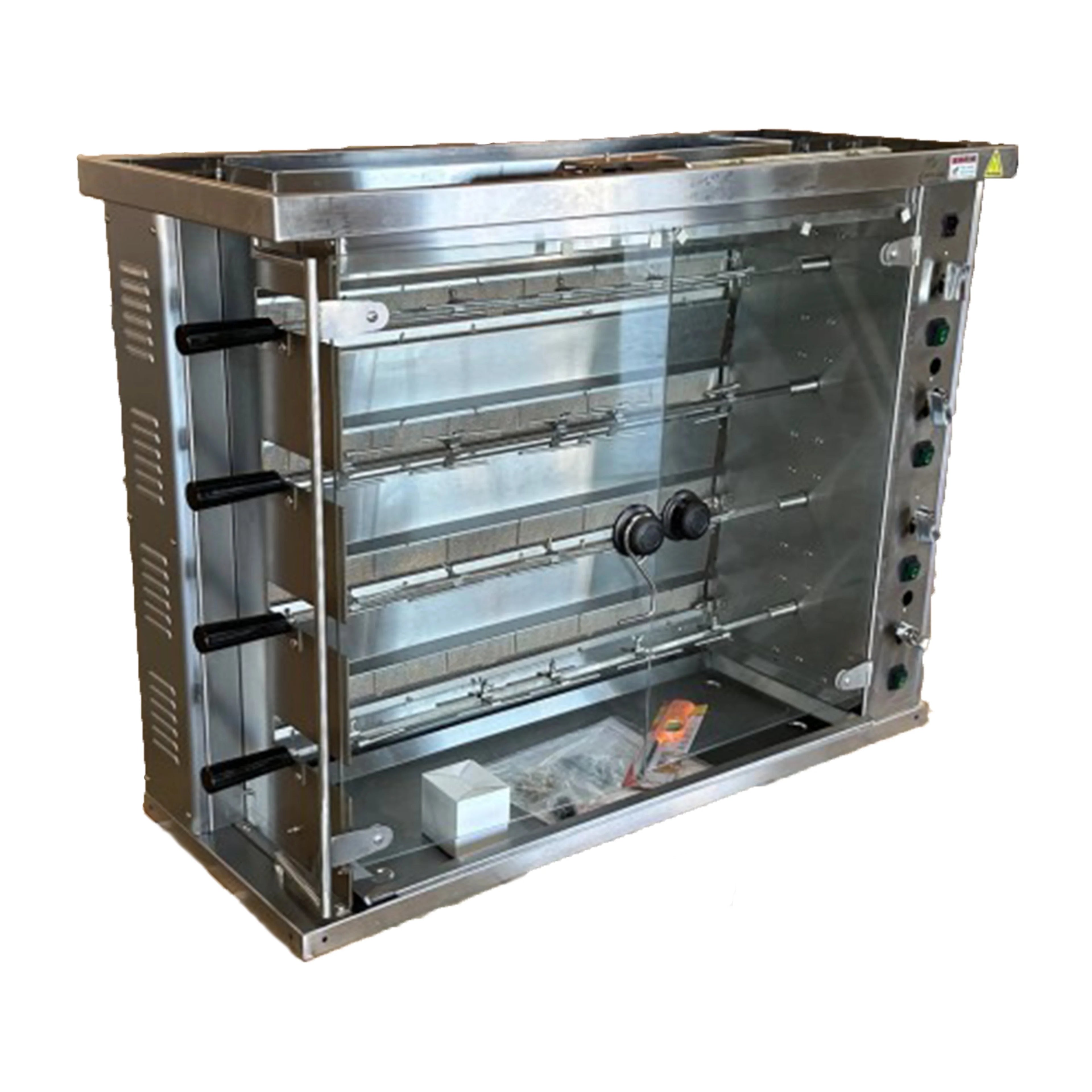 84,000BTU Natural Gas Rotisserie Grill with Auto Rotating Skewers C3322
