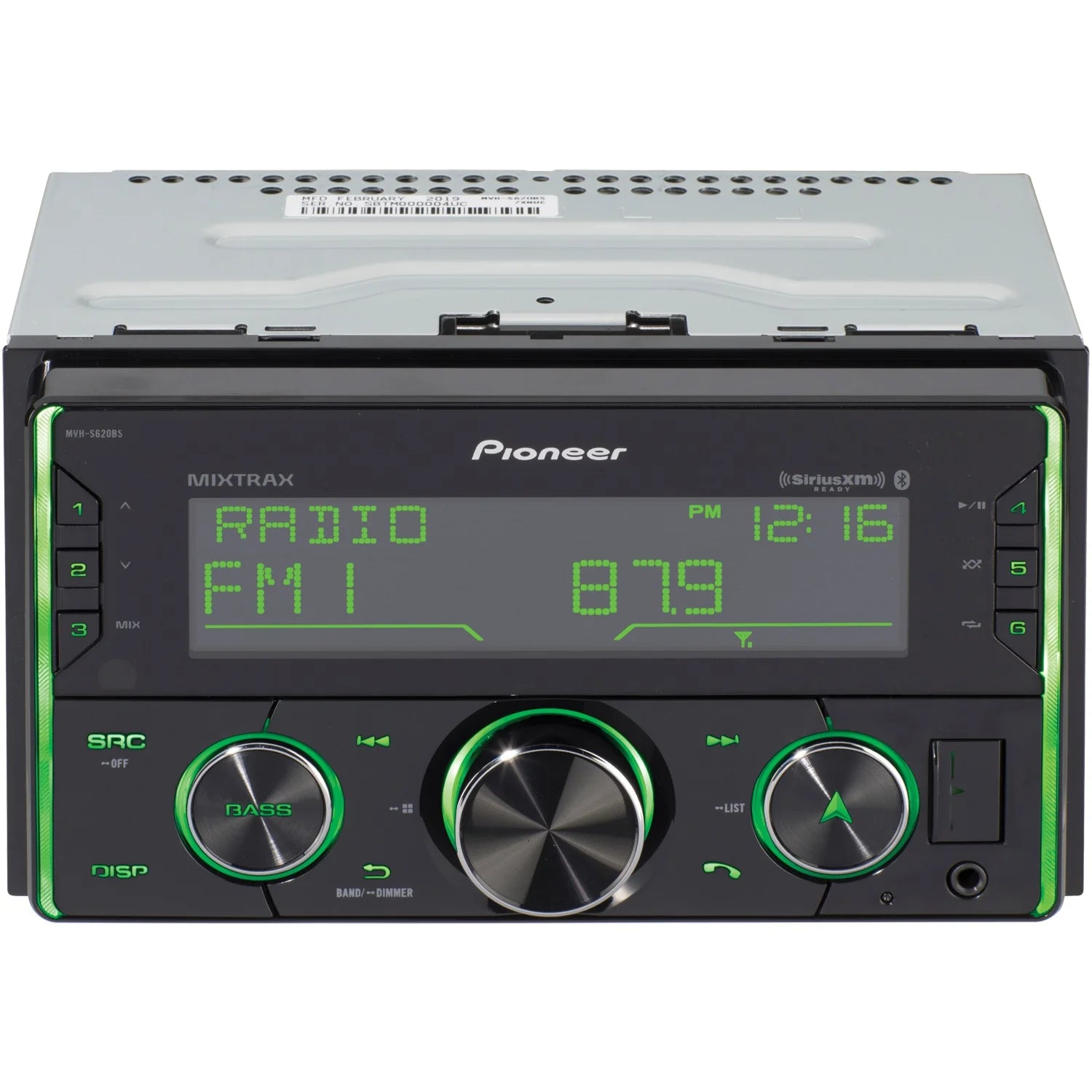 Double-DIN Digital Media Receiver with Bluetooth and SiriusXM Ready H73595