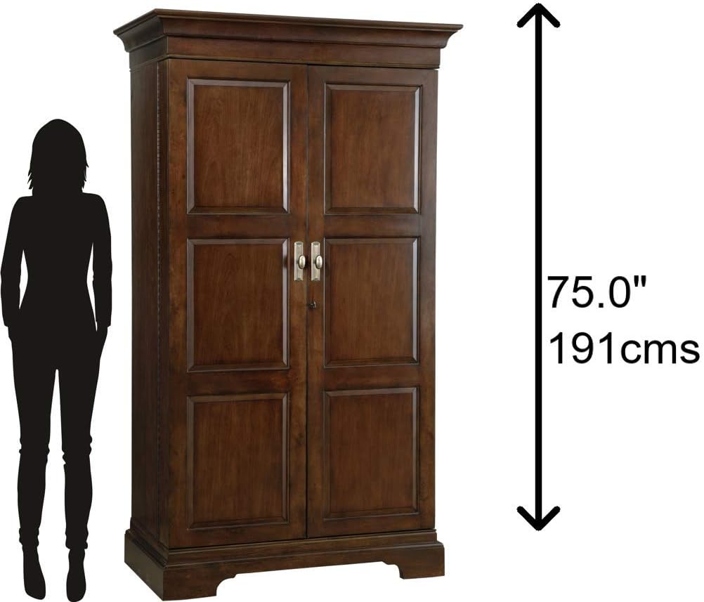 Wine & Bar Cabinet with Stemware Rack, 22 Bottle Storage H257480