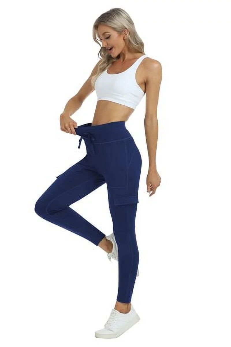 Women's Yoga Pants with Pockets High Waisted Leggings K428923
