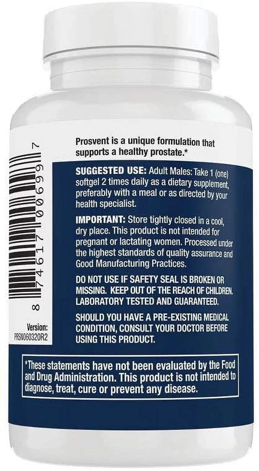 Prostate Health Supplements for Men with Saw Palmetto and Pumpkin Seed Oil D286680