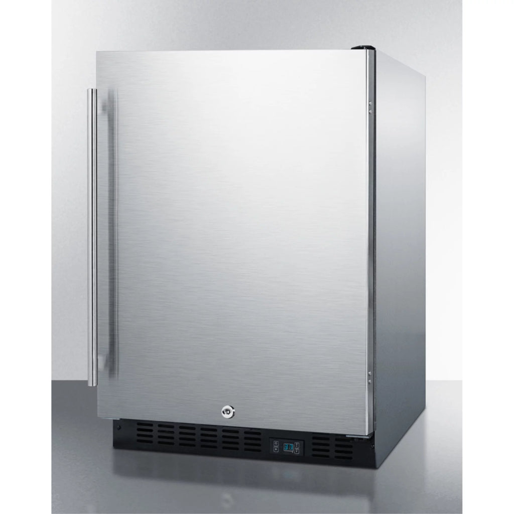 Undercounter commercial refrigerator with stainless steel interior V11256