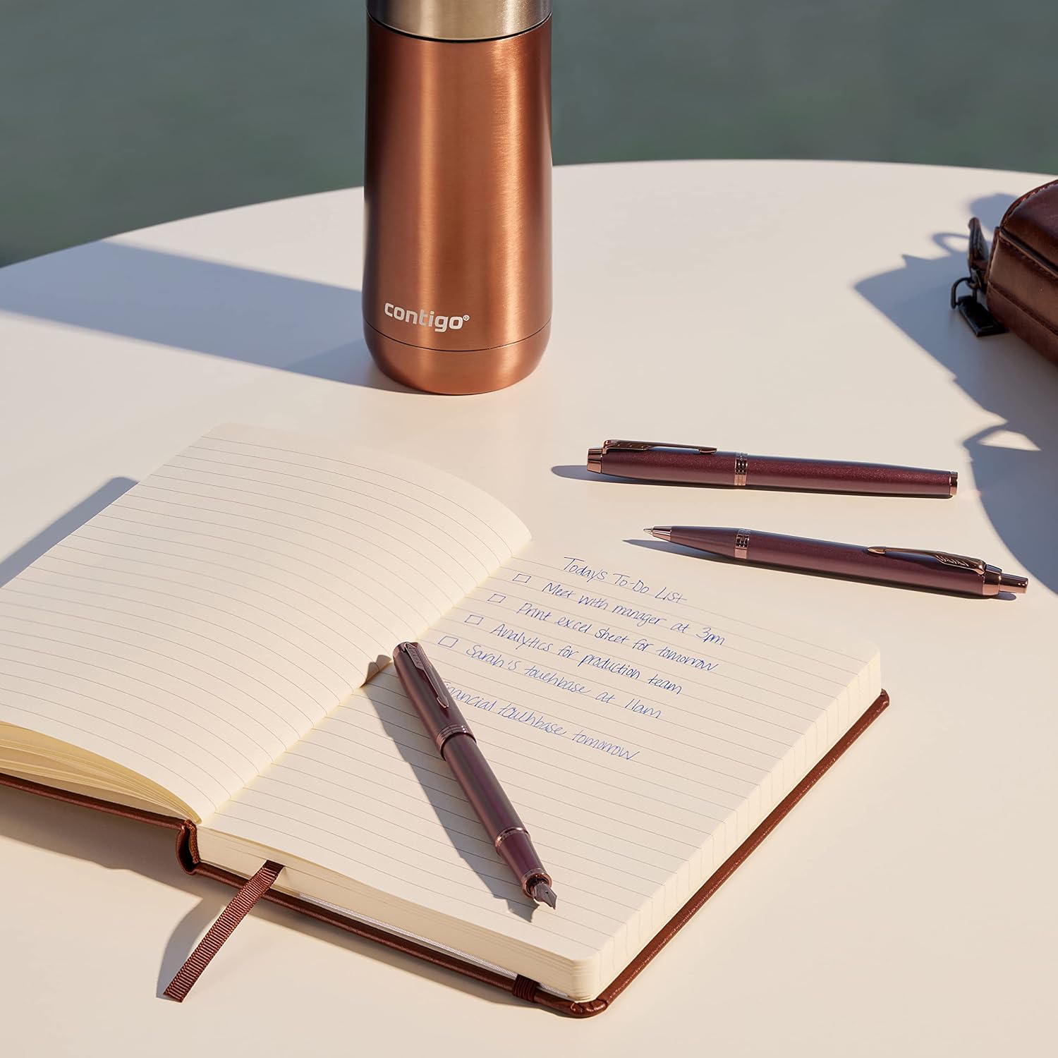 Fountain Pen with Burgundy Finish, Medium Point W596872