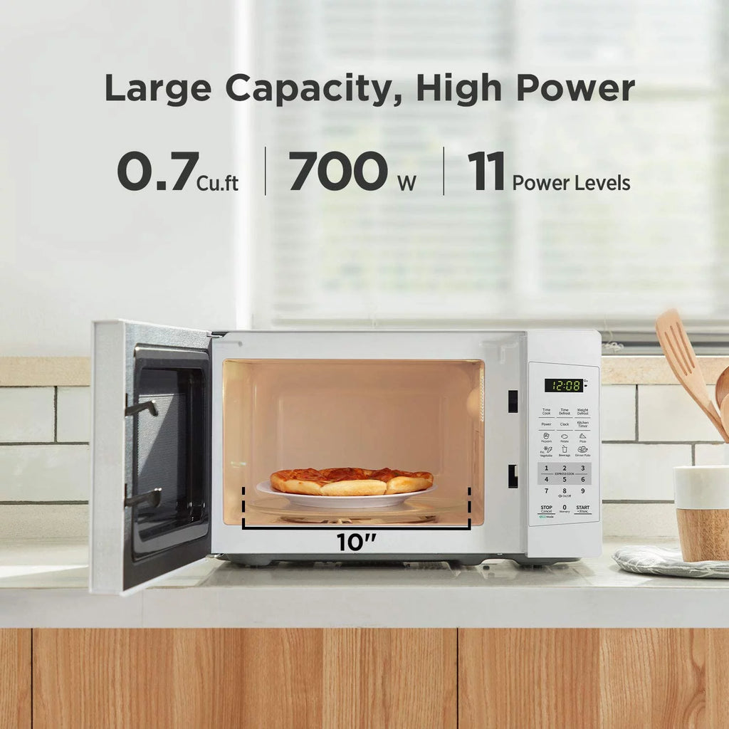 Countertop Microwave Oven with Sound On/Off and ECO Mode, 0.7 Cu Ft T21120