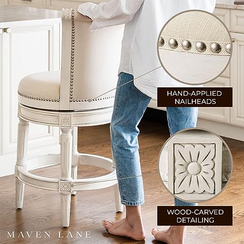 Bar Height Upholstered Barstool with Back, Set of 3 F3902