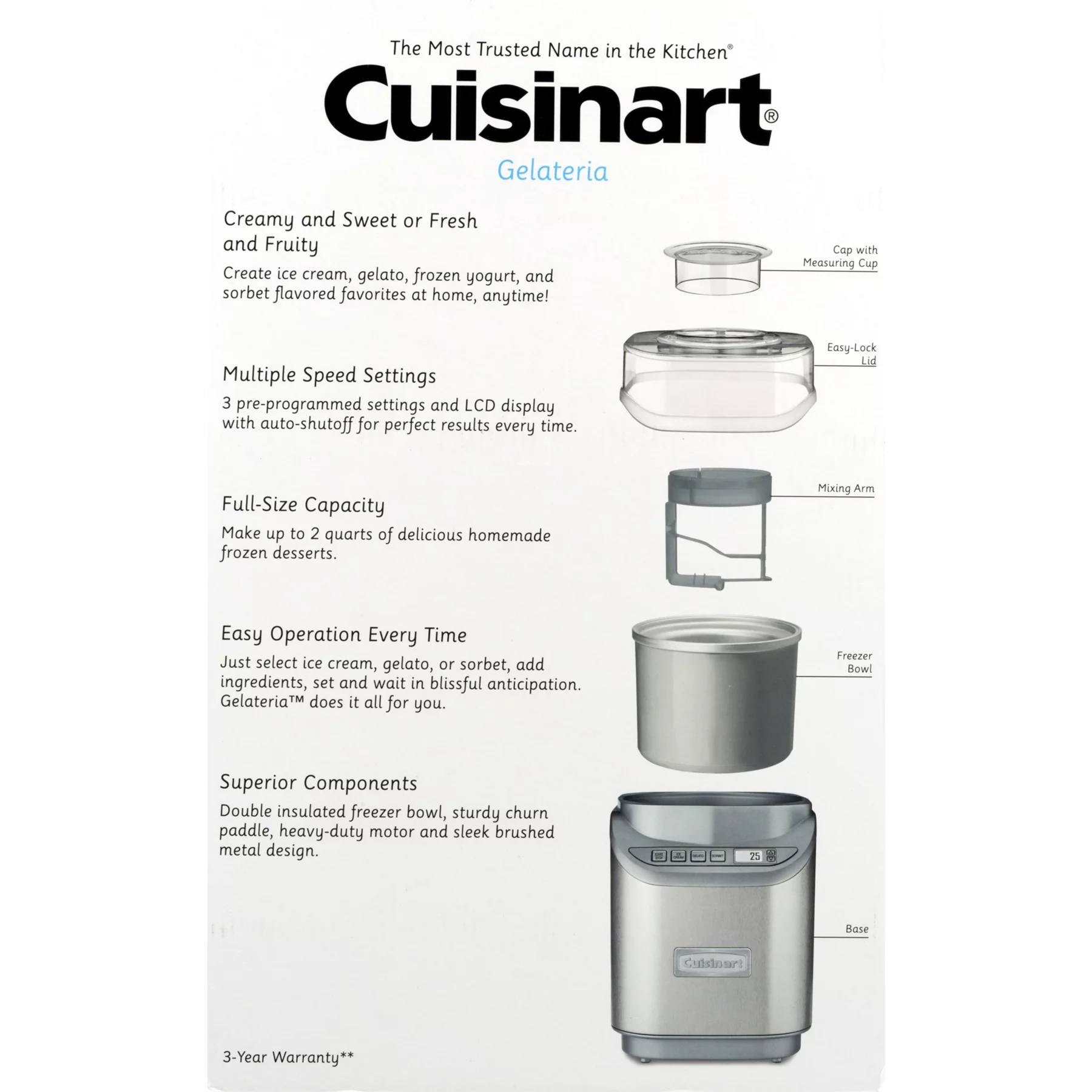 Ice Cream Maker, Silver M398860