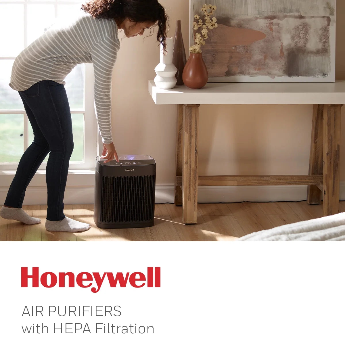 HEPA Air Purifier for Allergen, Smoke, Pollen, Dust Reduction V410