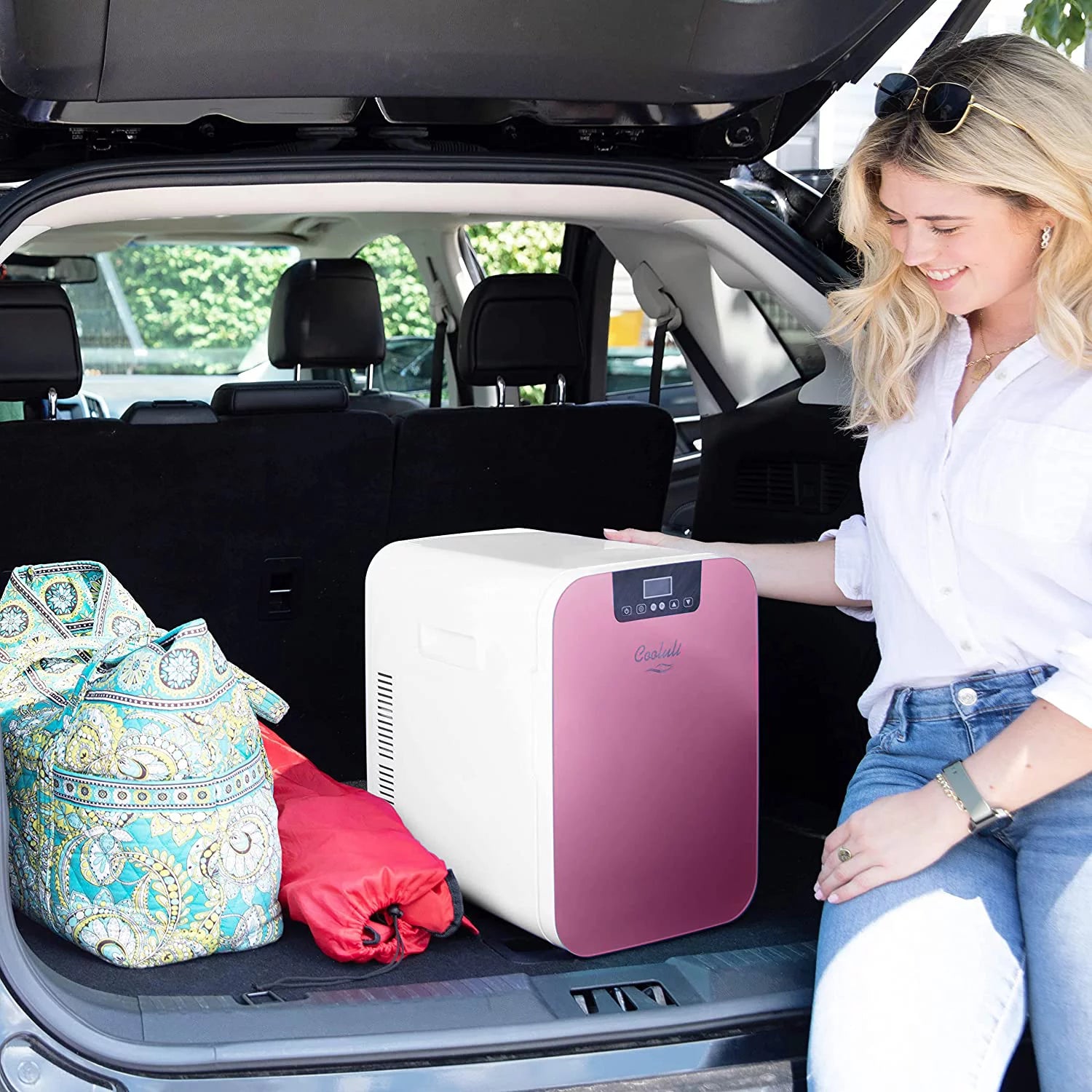 Mini Fridge 20L with Glass Front and Digital Temperature Control M260808