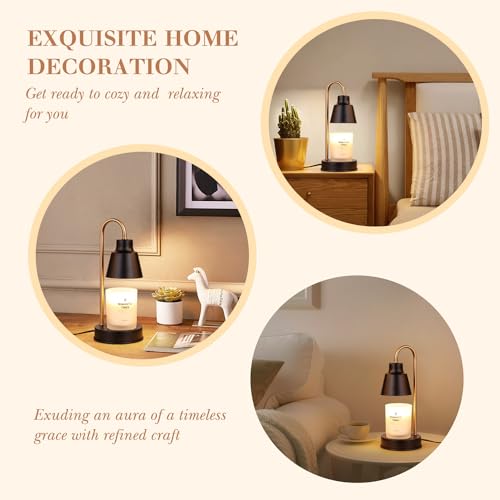 Candle Warmer Lamp with Timer, Dimmer, Adjustable Height and Heat, 2 Bulbs K486962