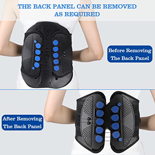 Lower Back Brace for Women & Men, Adjustable Compression Support for Sciatica Relief G293313