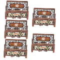 ARTIBETTER 3pcs Trinkets Metal ring alloy miniature tiny furniture souvenir box ornaments sofa office desk decorations sofa jewelry storage Storage Box display box toothpick holder household