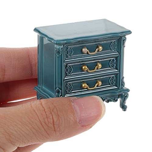 Wood Dresser Miniature Cabinet Dollhouse Vintage Furniture Chest of Drawer Model V505