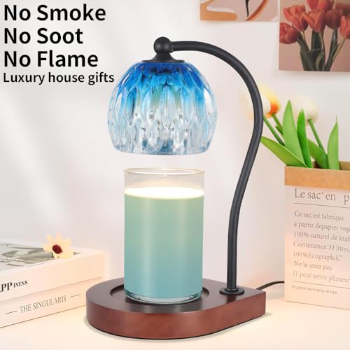 Candle Warmer Lamp with Timer & Dimmer for Jar Candles, 2 Bulbs Included B537954