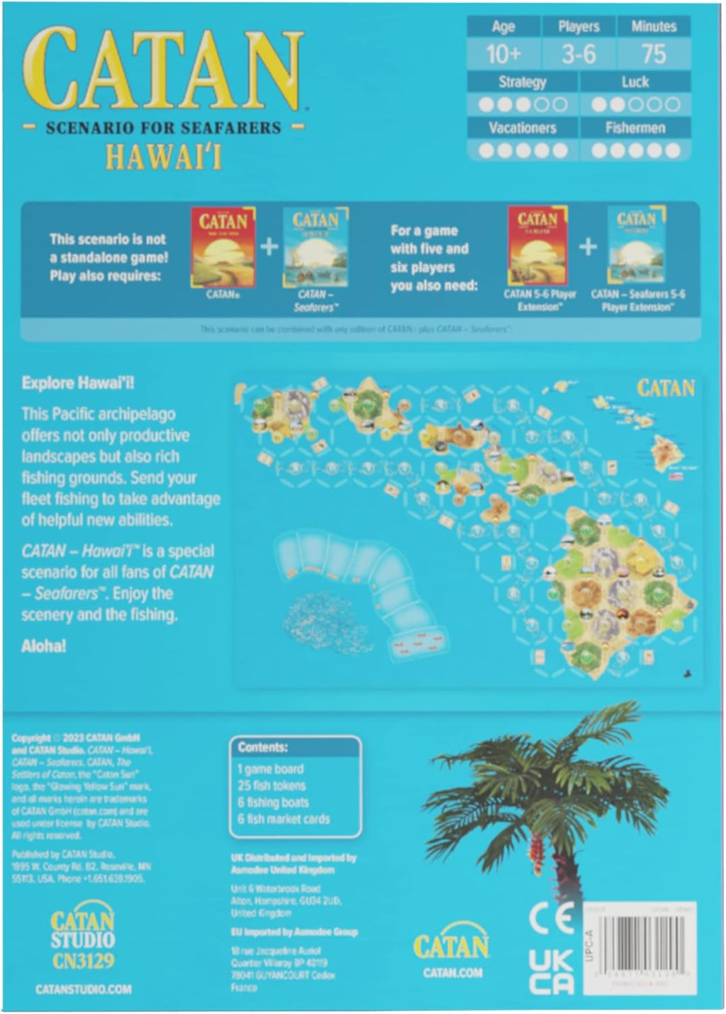 Hawai'i Scenario Expansion for Seafarers Strategy Game Q6532