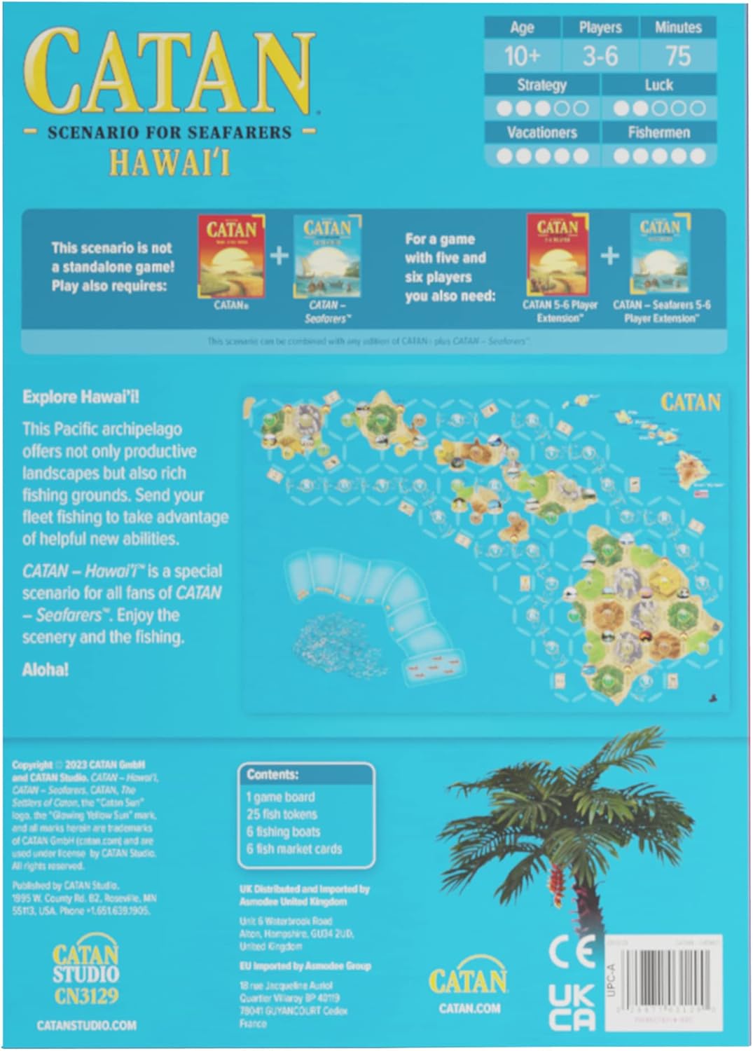 Hawai'i Scenario Expansion for Seafarers Strategy Game Q6532