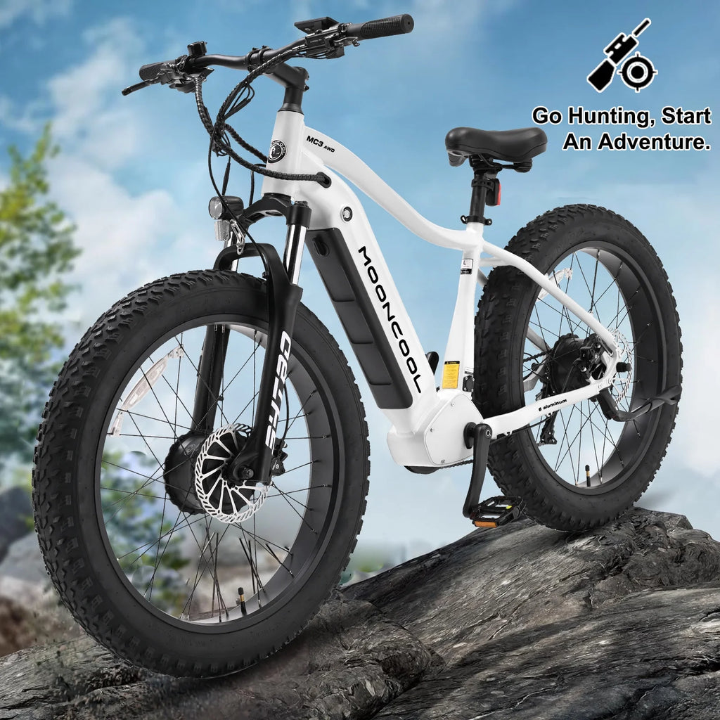 Electric Bike for Adults, 1000W Dual Motor, 48V 15AH, 26" Fat Tire, 7-Speed B11772