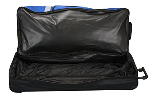 Drop Bottom Rolling Duffel Bag, Navy, 40-Inch O756208