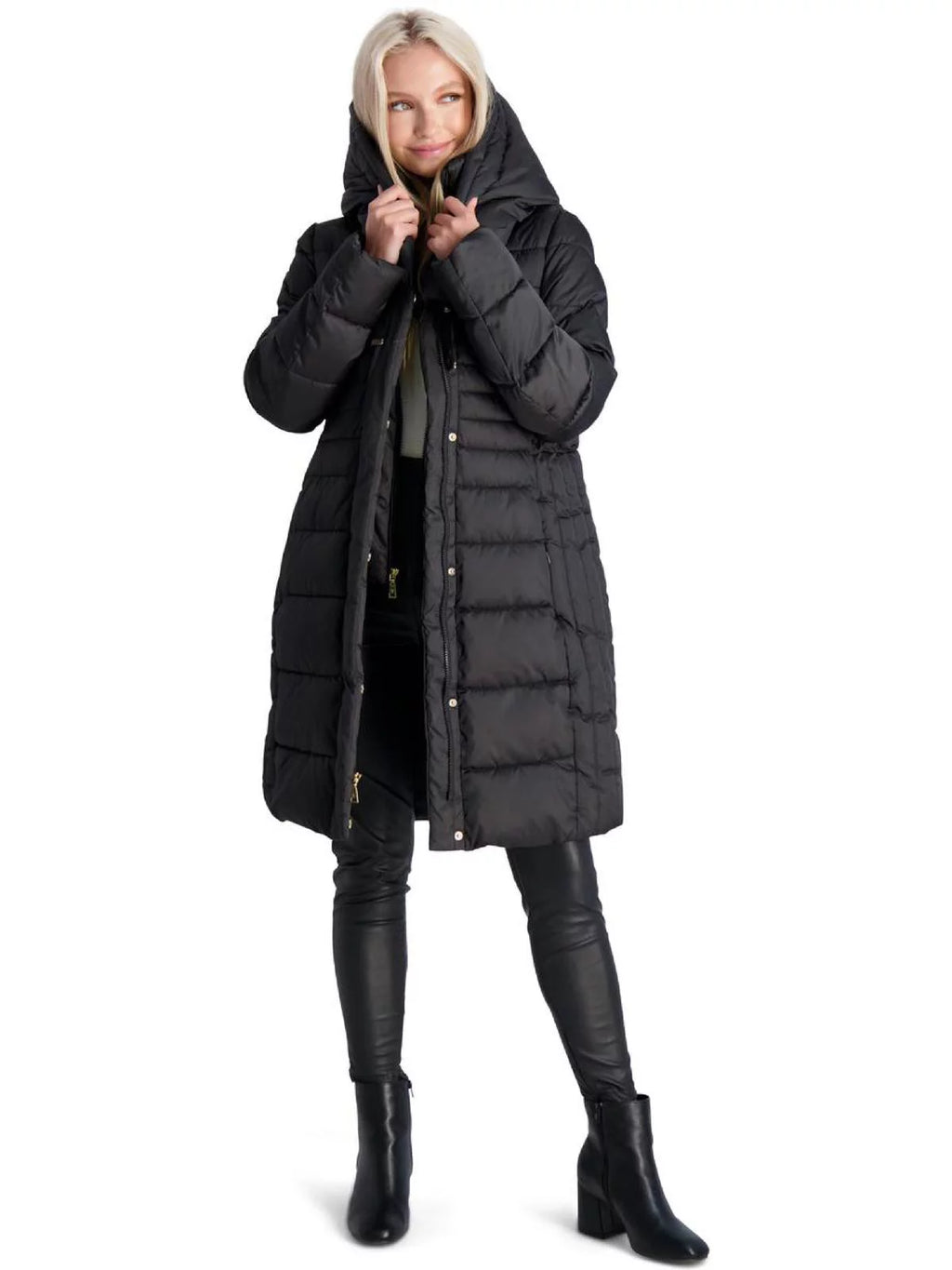 Quilted Winter Puffer Coat for Women P240912