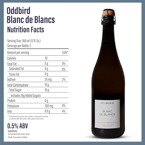 Non-Alcoholic Red Wine, Earthy with Fruity Notes, 25 Fl Oz J479646