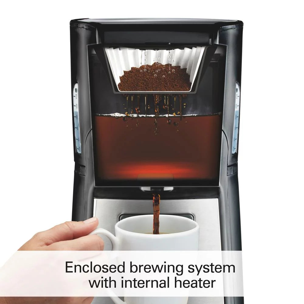 12 Cup Coffee Maker with Internal Storage Z474439