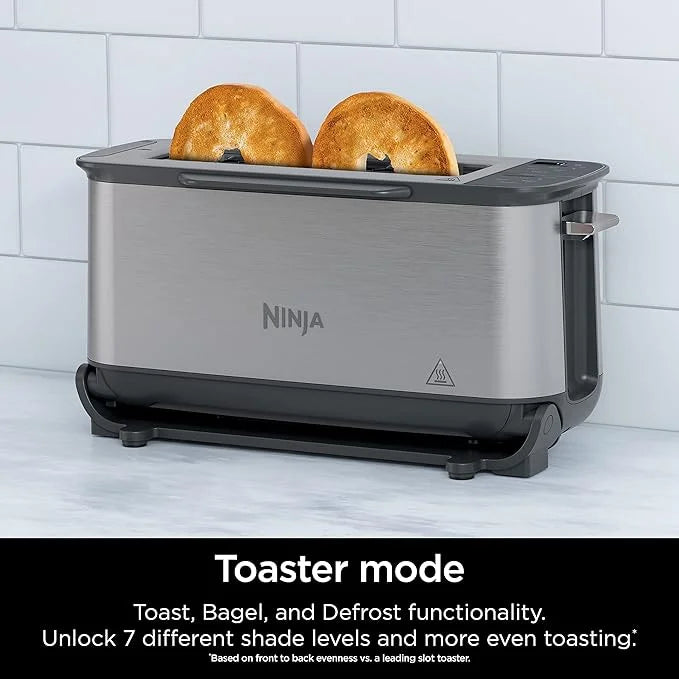 Compact Toaster Oven with Air Fryer, Stainless Steel M314