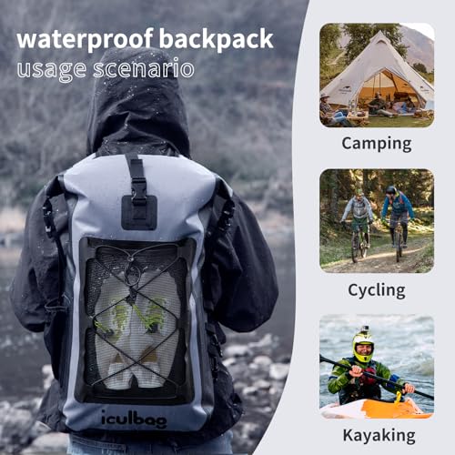 Waterproof Dry Bag Backpack for Kayaking Beach Boating Travel Y97323