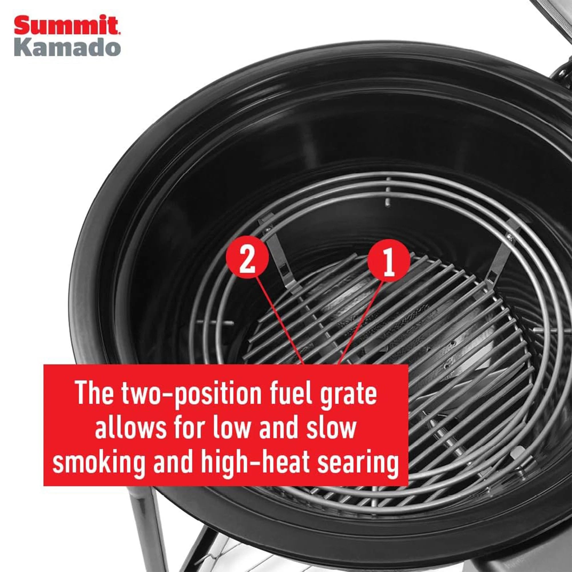 Charcoal Grill with Stainless Steel Lid, Black A29985