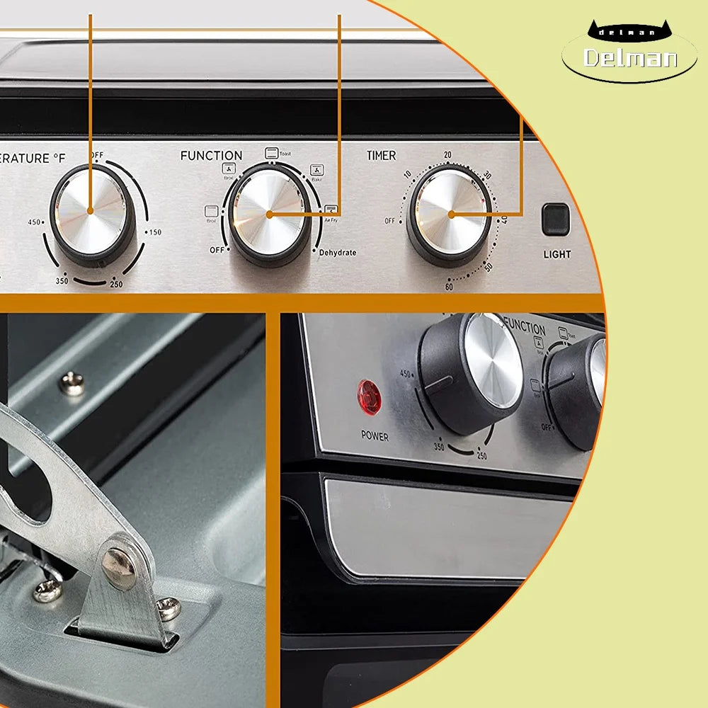 6-in-1 Air Fryer Toaster Oven J733401