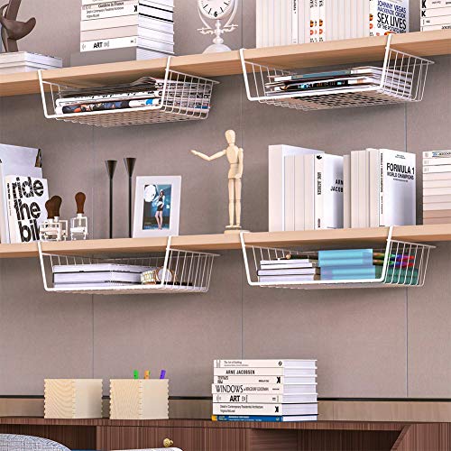 Wire Hanging Basket Shelves Under Shelf Storage Organizer 15 Inch K256