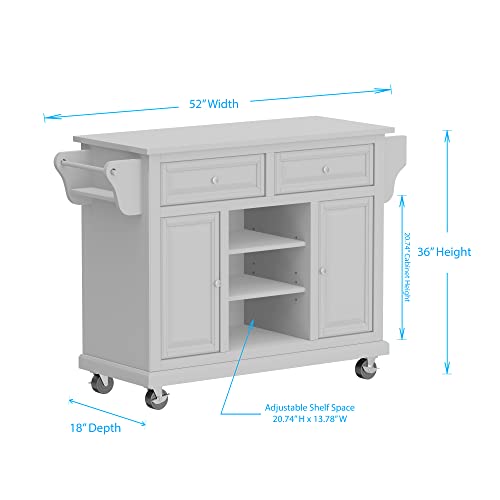 Kitchen Cart with Wood Top B85935
