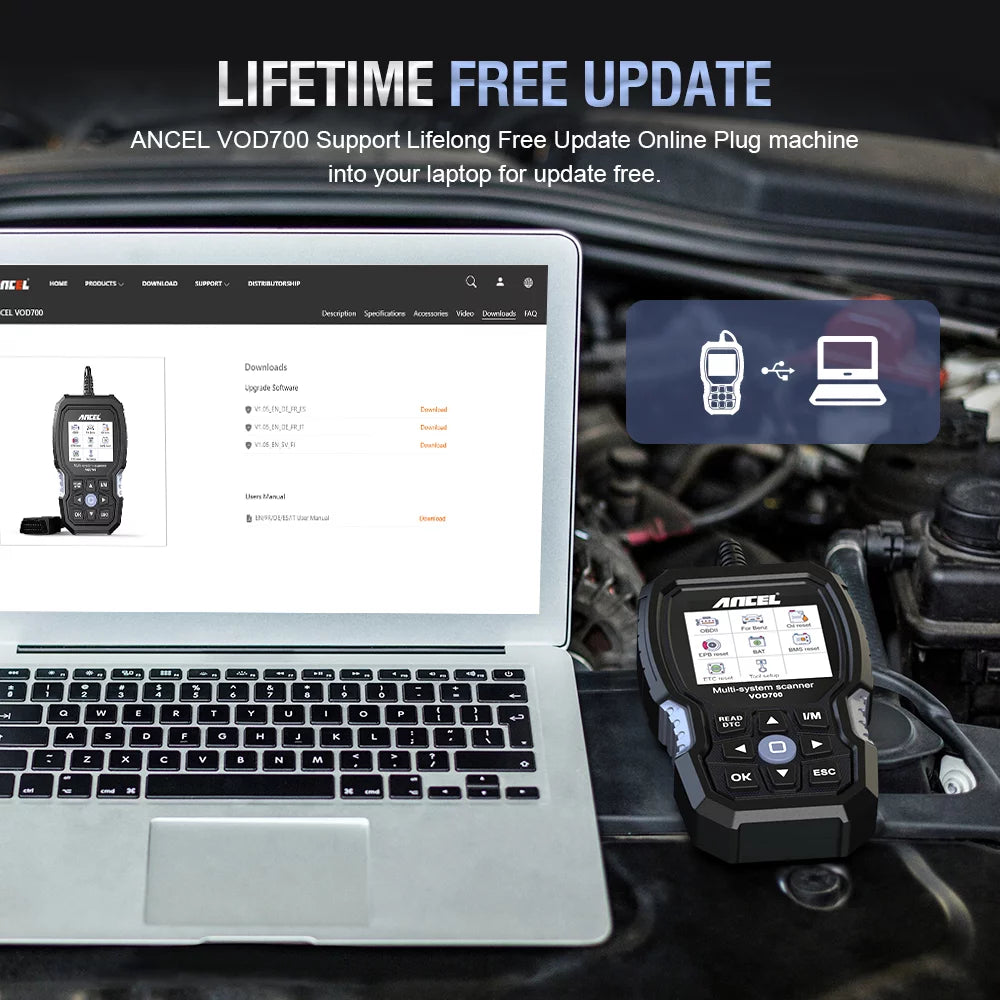 OBD2 Scanner for Volvo Vehicles Full System Diagnostic Tool H510