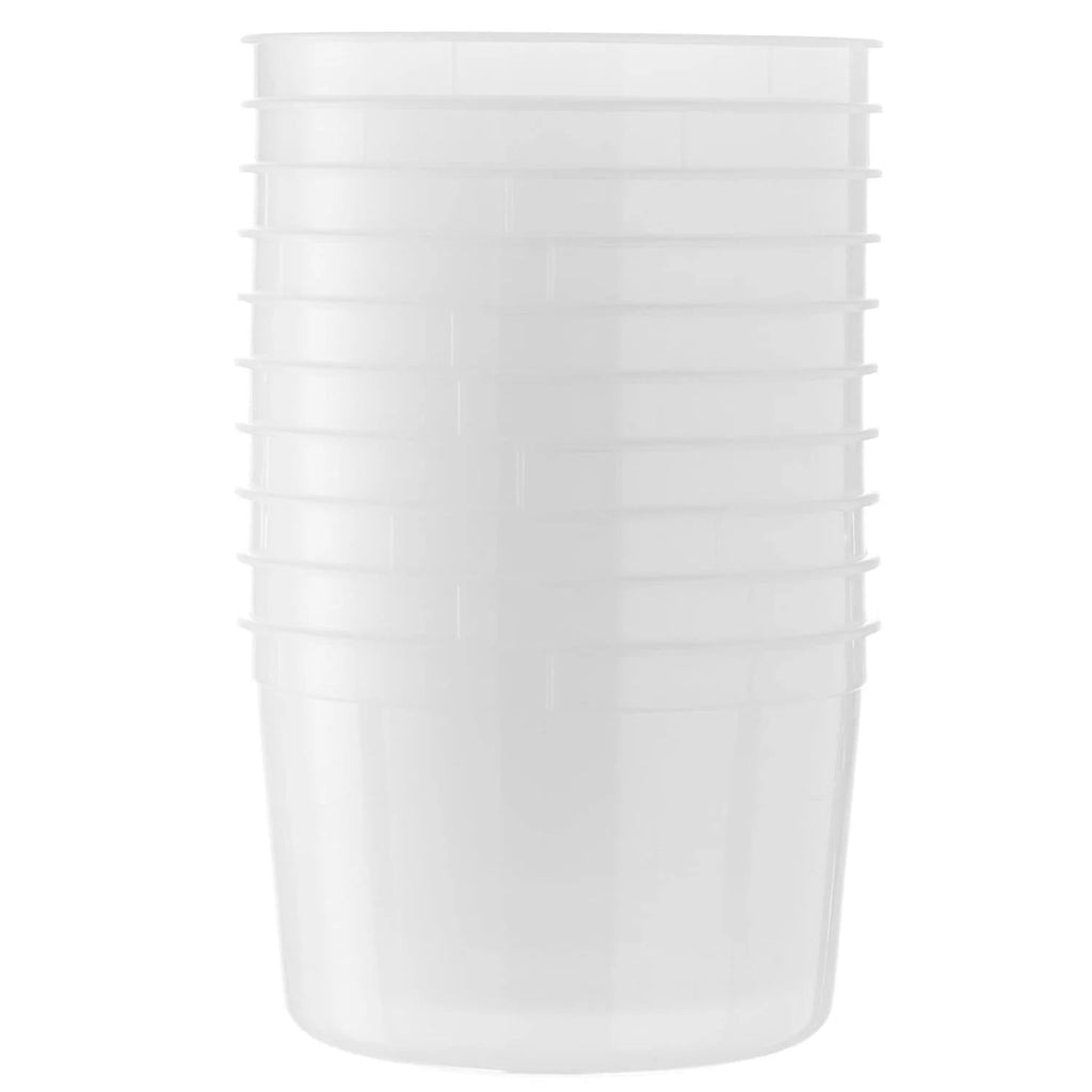 64oz Deli Containers with Leak-Proof Lids, Stackable, Microwave-Safe, Set of 50 H727162