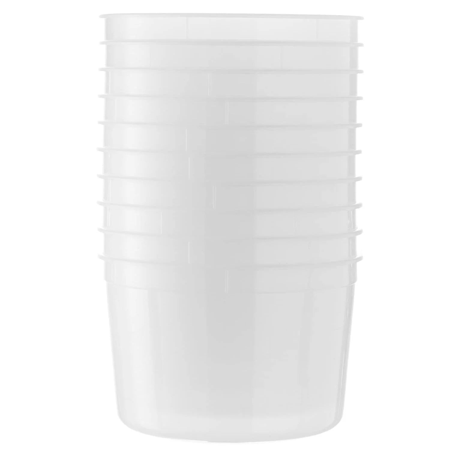 64oz Deli Containers with Leak-Proof Lids, Stackable, Microwave-Safe, Set of 50 H727162