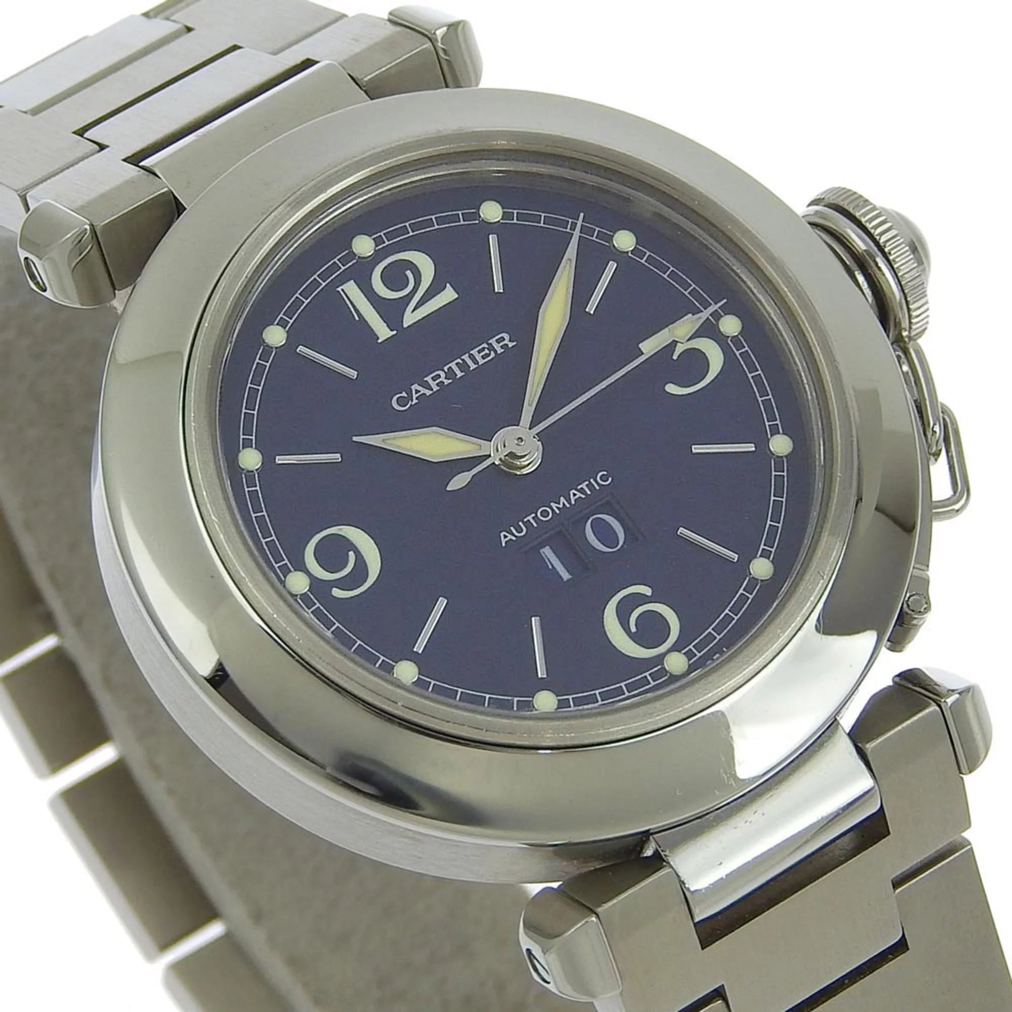 Men's Automatic Stainless Steel Watch with Navy Dial C397544