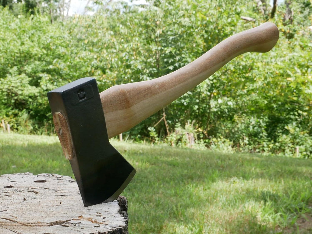 18" Curved Wooden Handle Camp Axe K549