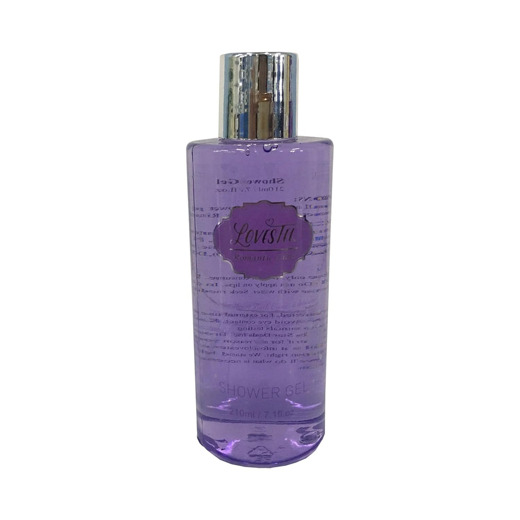 Lavender Bath and Body Gift Set with Shower Gel, Lotion, Bath Salt and Sponges S61541