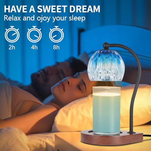 Candle Warmer Lamp with Timer & Dimmer for Jar Candles, 2 Bulbs Included B537954